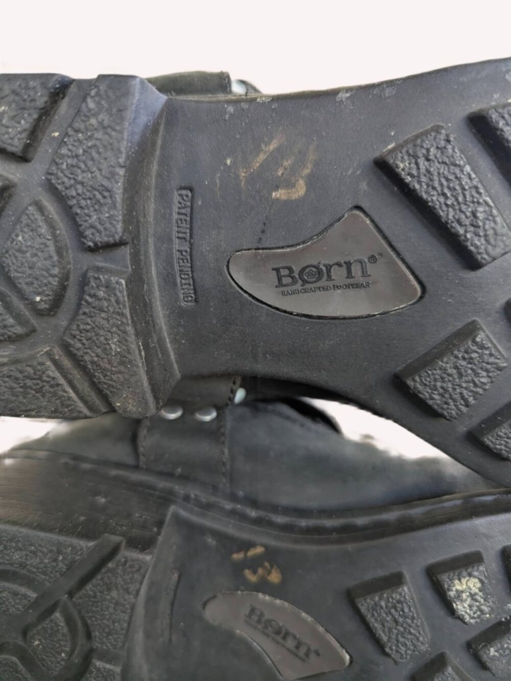 Born Black Leather Women's Pull On Motorcycle Boots - Size 8.5 - Picture 10 of 13
